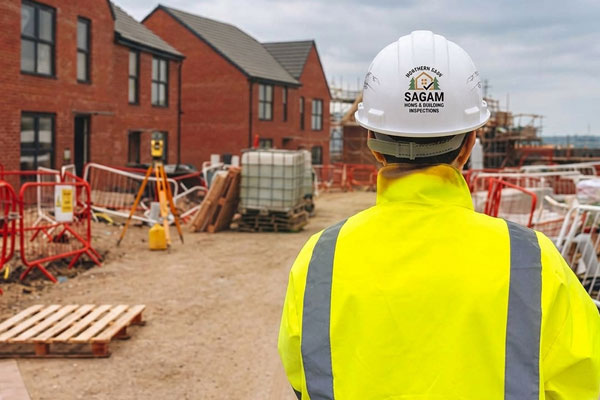 Home Inspection at New Building Site